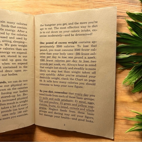 VINTAGE 1978 Count Your Calories Dell Purse Book - Dieting Guide - Retro / 1970s - Picture 6 of 7